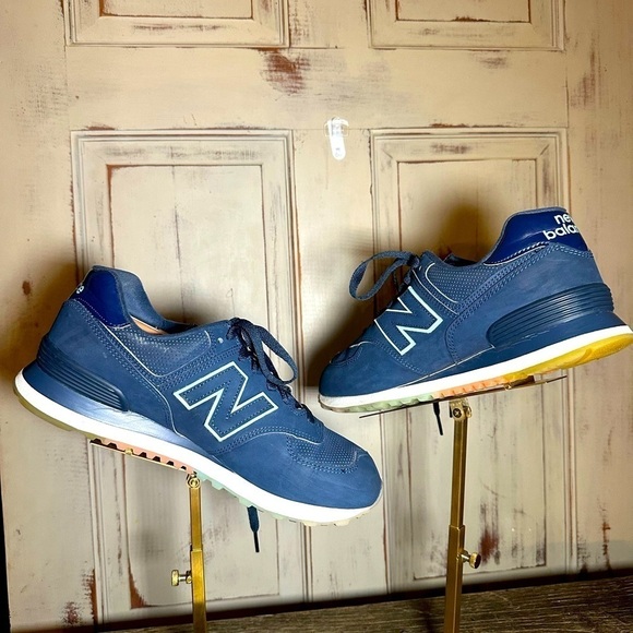 New Balance Shoes - New Balance 574 Outer Glow Natural Indigo Bali Blue WL574SON womens 9
